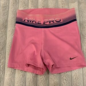 Nike Pro Women's Athletic Shorts in Pink